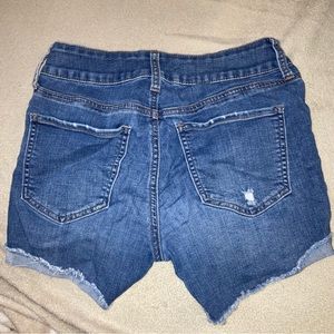 Low Rise Midi Shorts